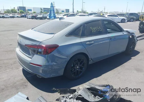 2025 Honda Civic Sport from USA, damaged, VIN 2HGFE2F52SH521778